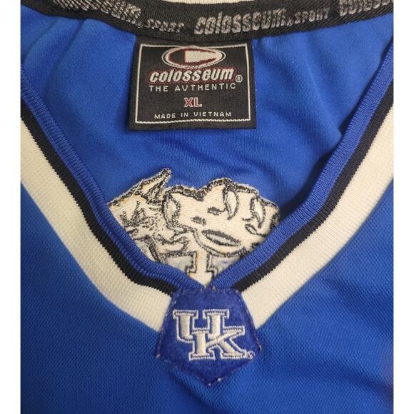 Vintage Colosseum Kentucky Wildcats Jersey XL Blue NCAA Basketball EUC - Picture 5 of 8